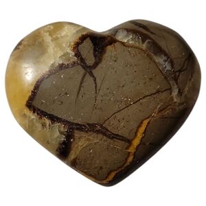Septarian Heart Stone Dragon Stone Story Talking Glows UV Light